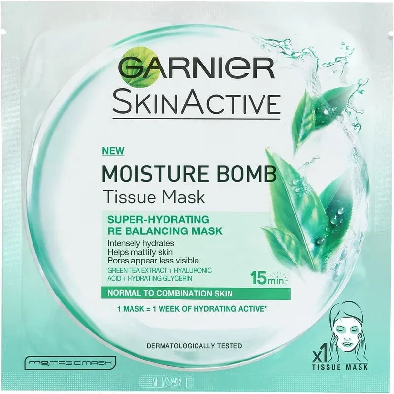 Garnier Skin Active Moisture Bomb Tissue Mask